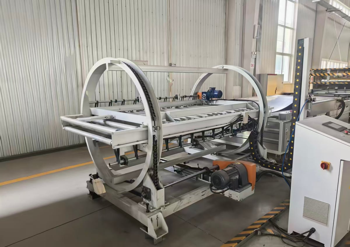 Automatic sanding machine line
