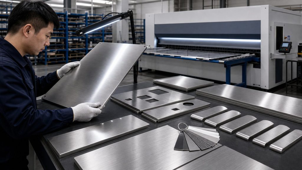 Brushed Finish After Laser Cutting: How to Control Grain Direction and Surface Quality