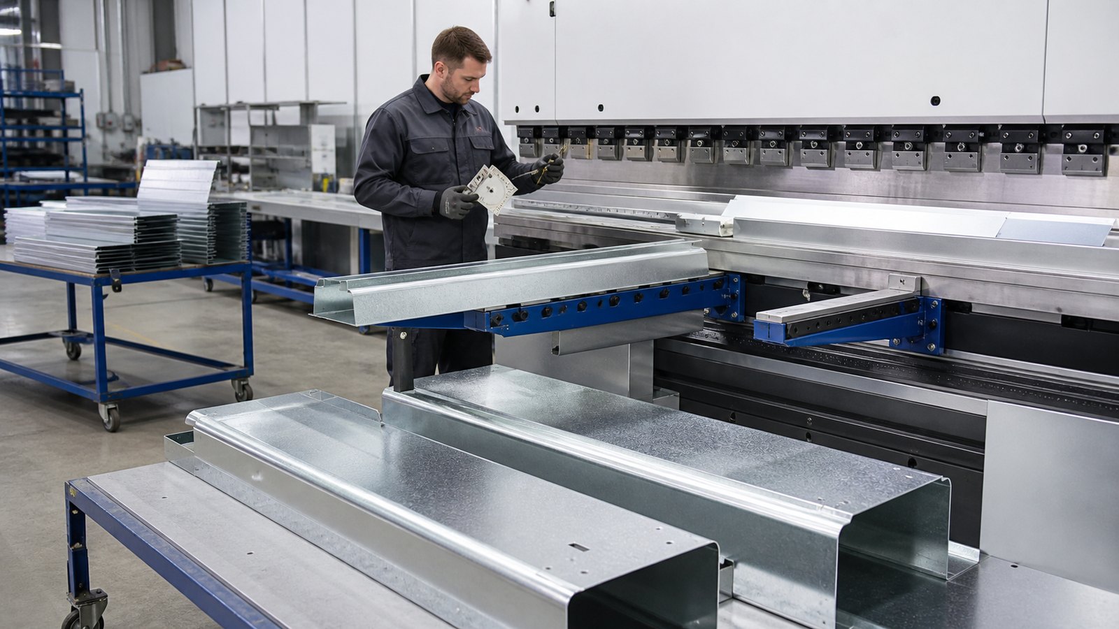 CNC Folding for HVAC Panels, Duct Parts and Machinery Covers