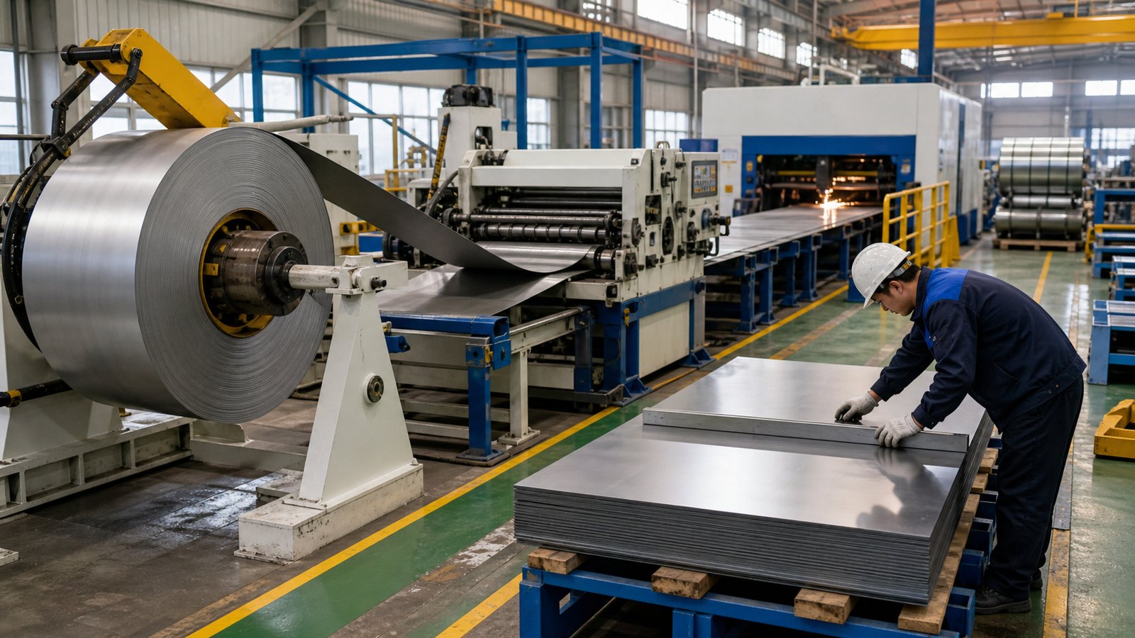 Coil-to-Sheet Preparation for In-House Laser Cutting