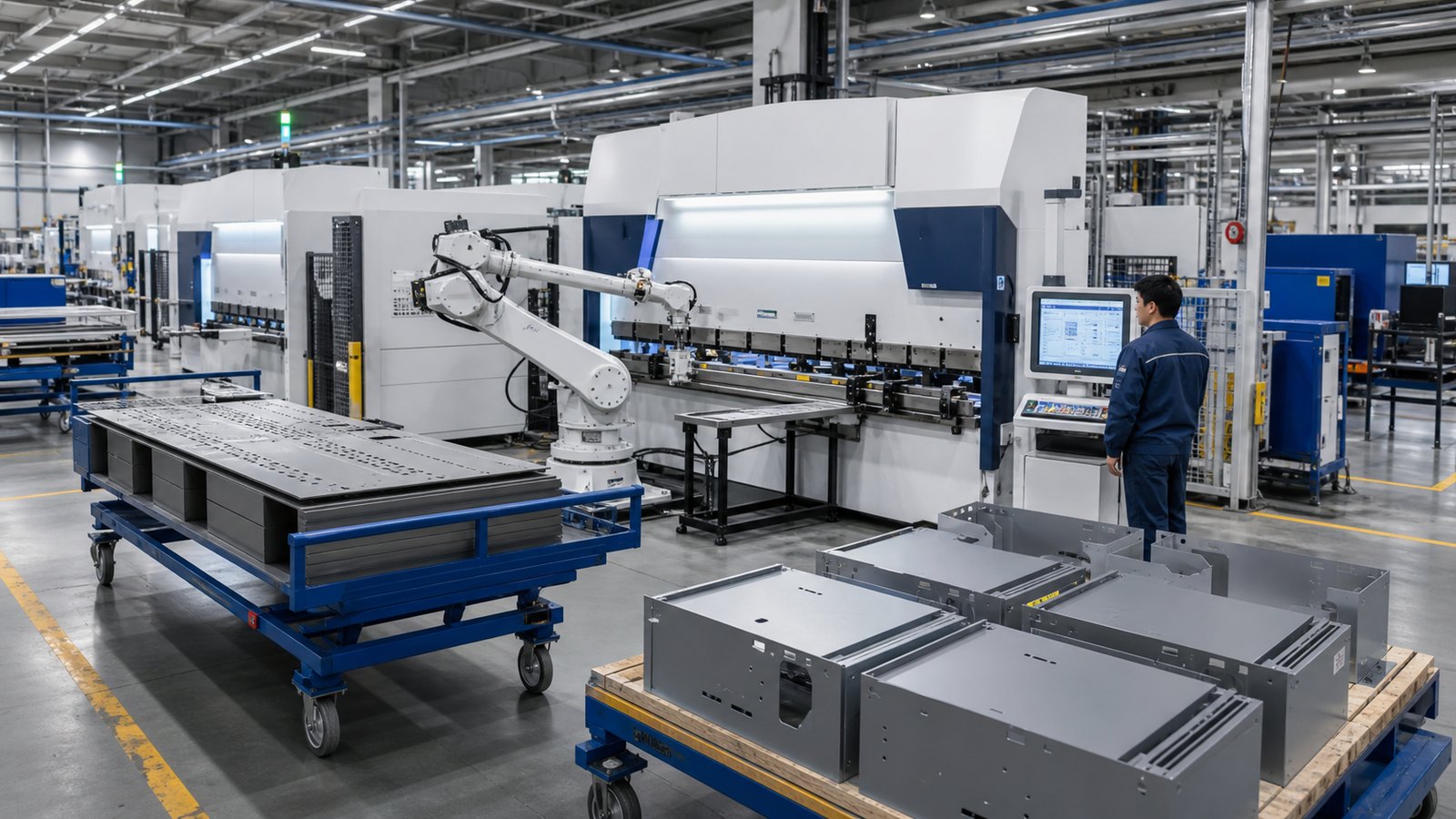 Flexible Panel Production Lines for Cabinets and Enclosures