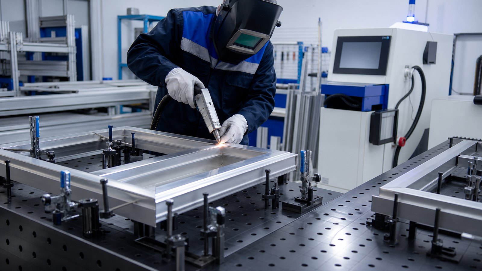 Laser Welding for Metal Doors and Window Frames