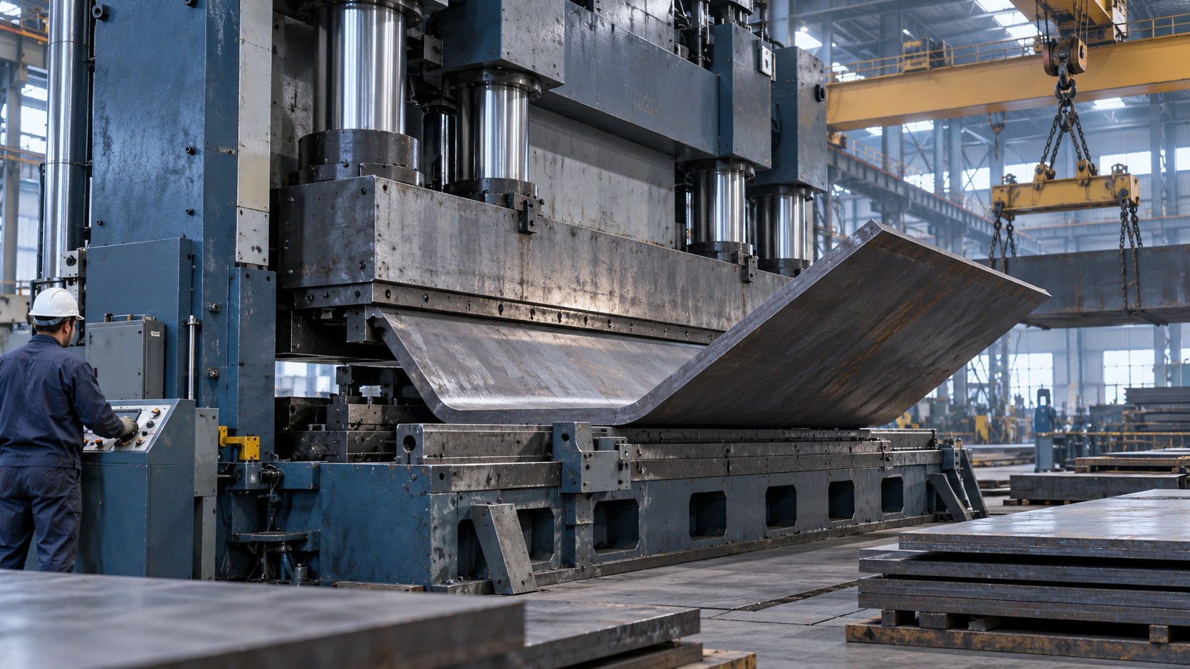 When a Heavy Hydraulic Folder Fits Thick Sheet Metal Work