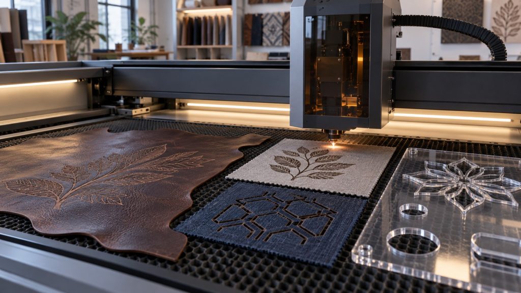 Non-Metal Laser Marking and Cutting for Textiles, Leather and Decorative Materials